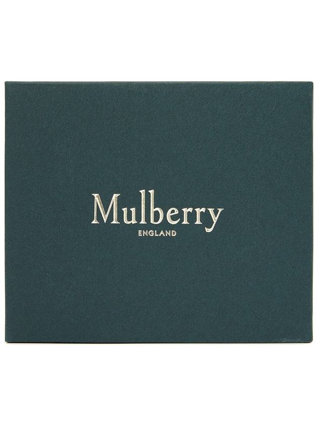 Plaque Zip Around Classic Grain Half Wallet Green - MULBERRY - BALAAN 8