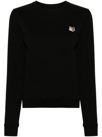 Women s Sweatshirt LW00302KM0001 BLACK - MAISON KITSUNE - BALAAN 1