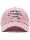 BAUHAUS WASHED BALL CAP PINK - POLYGRAM - BALAAN 4