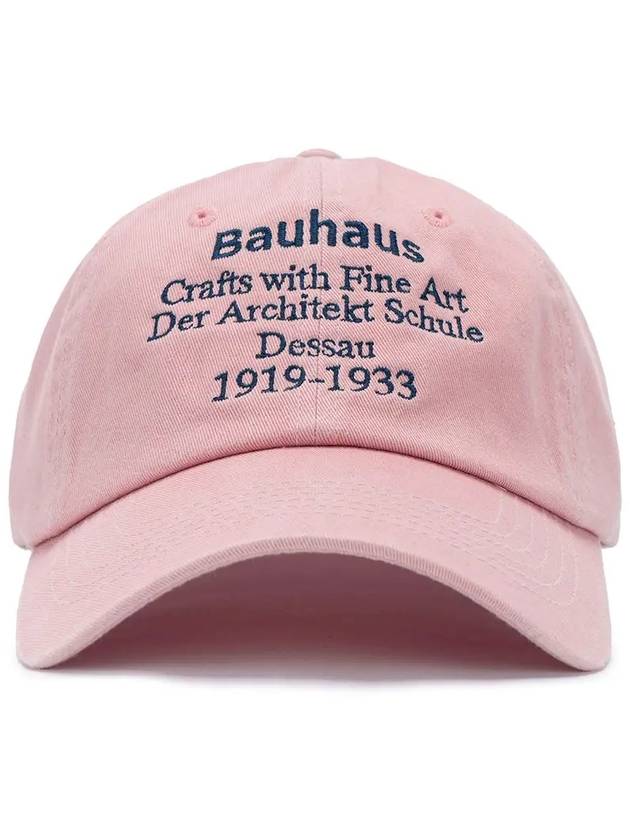 BAUHAUS WASHED BALL CAP PINK - POLYGRAM - BALAAN 4