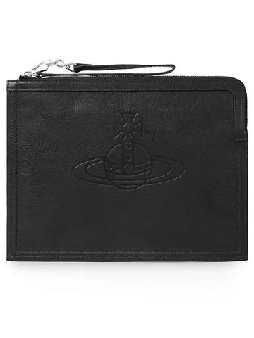 Chelsea Strap Clutch Bag Black - VIVIENNE WESTWOOD - BALAAN 1