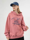 BUNNY GIRL CHAMPS HOOD TEE BABY PINK - POLYGRAM - BALAAN 4