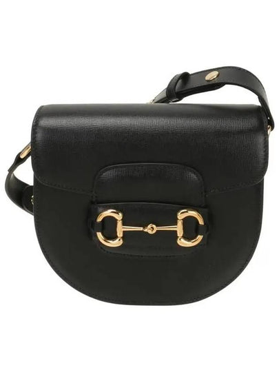 Horsebit 1955 Mini Rounded Cross Bag Black - GUCCI - BALAAN 2