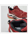 Triple S Low Top Sneakers Burgundy - BALENCIAGA - BALAAN 6