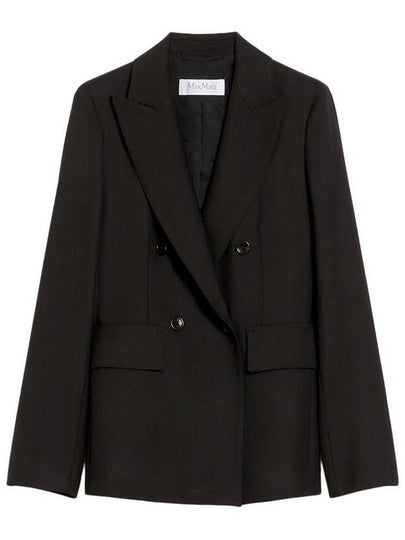 Osanna Double Breasted Jacket Black - MAX MARA - BALAAN 2