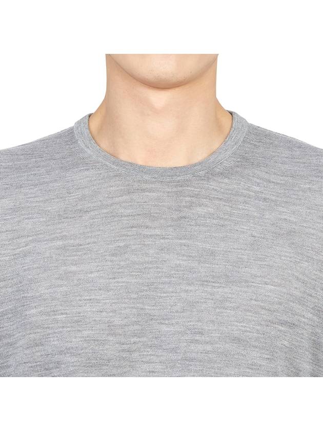 Men's Knit Top Gray - JOHNSTONS OF ELGIN - BALAAN 7