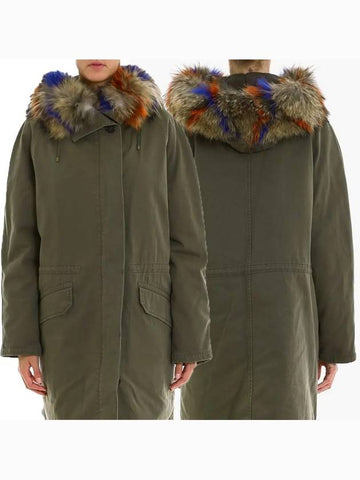 11th Anniversary Fur Hood Padded Field Jacket 18WAF10890 R05X B0101 - YVES SALOMON - BALAAN 1