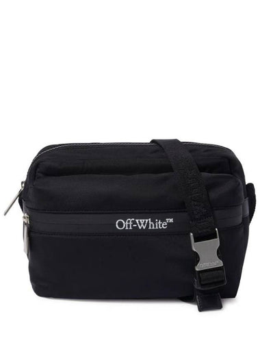 logo print messenger bag OMNQ081S24FAB0011000 - OFF WHITE - BALAAN 1