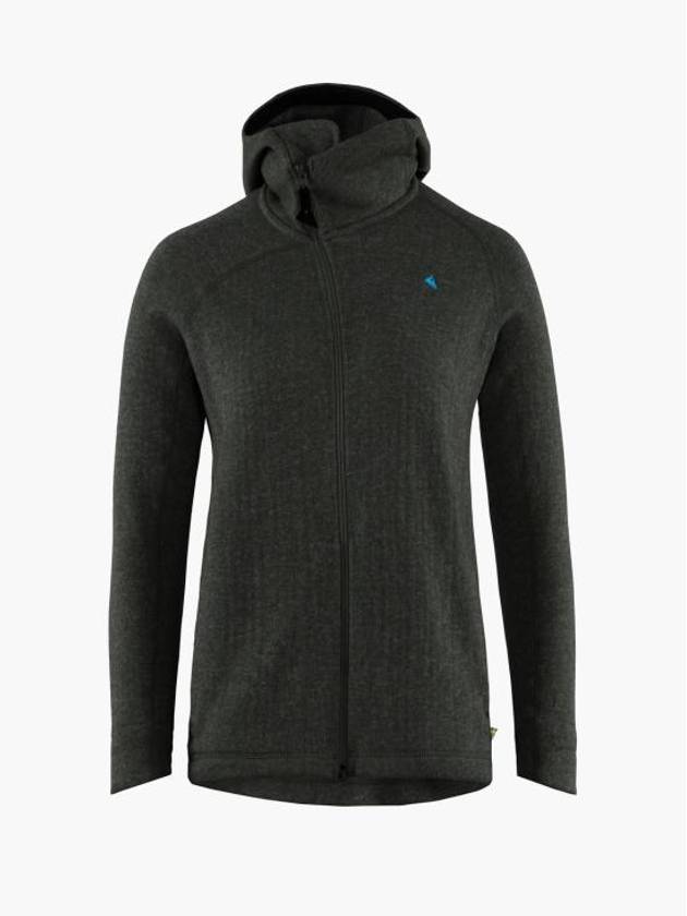 Women's Balder Zip Up Hoodie Charcoal - KLATTERMUSEN - BALAAN 2