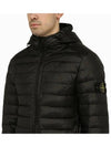 Loom Woven Chambers R-Nylon Down-TC Light Hoodie Down Jacket Black - STONE ISLAND - BALAAN 6