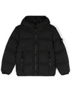 Kids Waffen Logo Padding Black 811640328 - STONE ISLAND - BALAAN 1