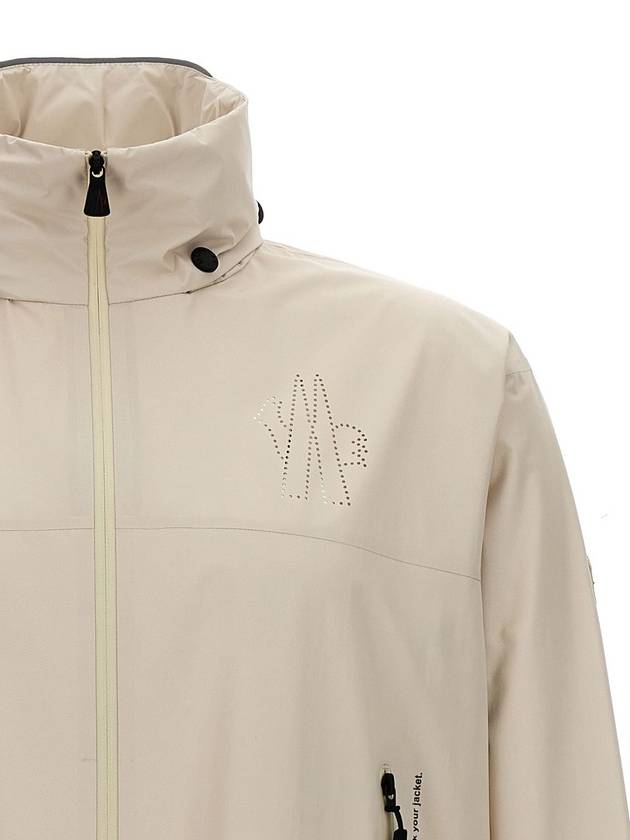 Grenoble Vieille Zip-Up Jacket White - MONCLER - BALAAN 5