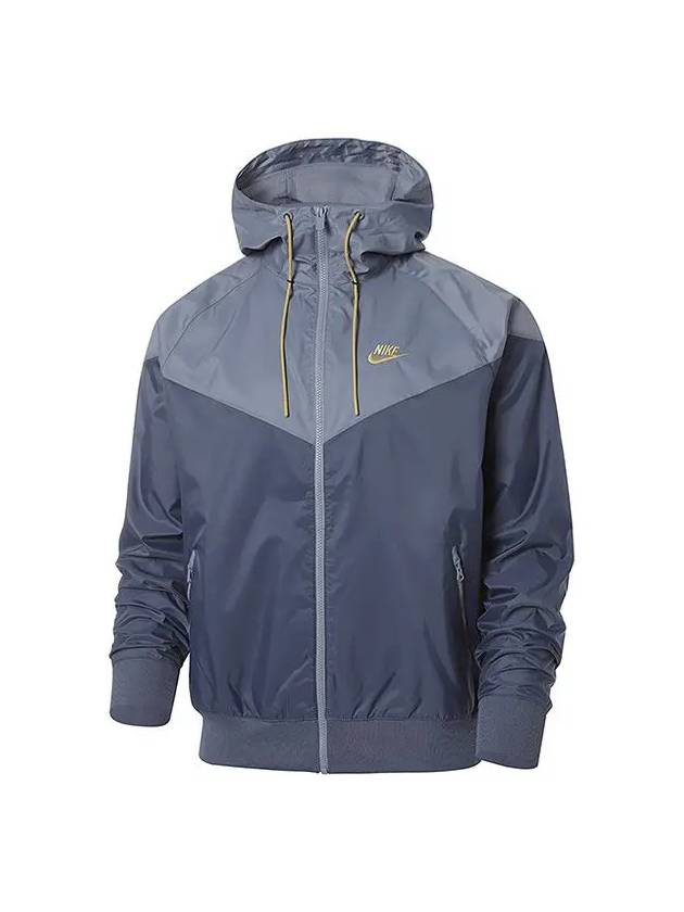 Sportswear Windrunner Hoodie Track Jacket Blue - NIKE - BALAAN 5