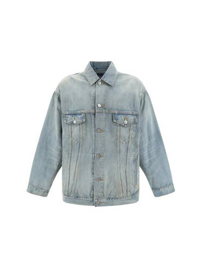 Paris Tropical Denim Jacket Blue - BALENCIAGA - BALAAN 2