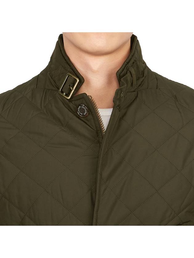 Men's Lutz Quilted Padding Brown - BARBOUR - BALAAN 11