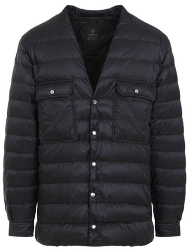 Rick Owens down shirt padded black - MONCLER - BALAAN 1