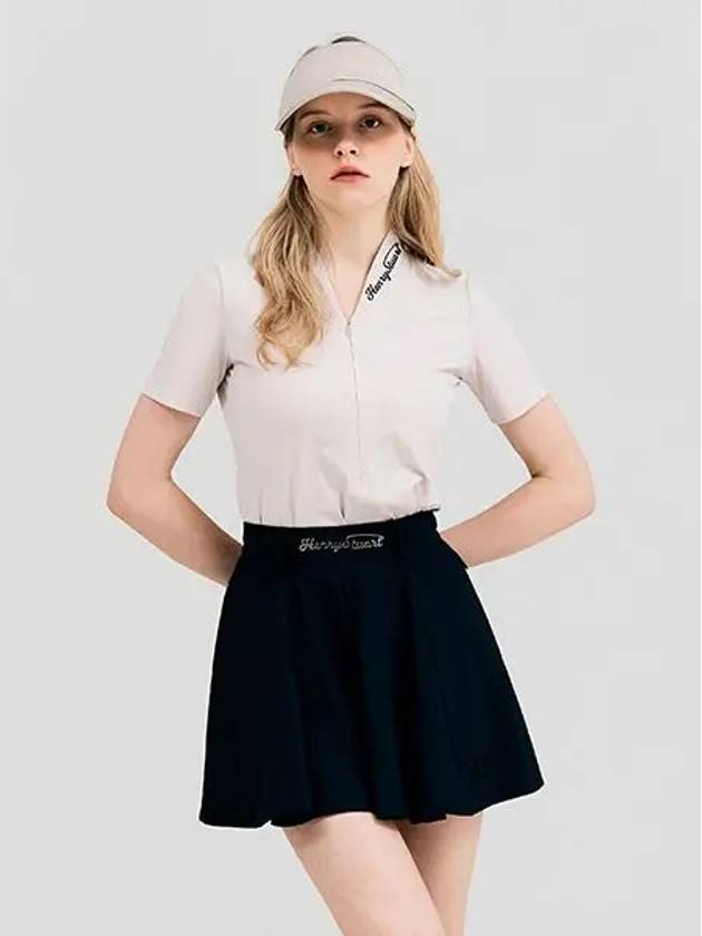 Golf Pleated Flare Skirt Navy - HENRY STUART - BALAAN 1