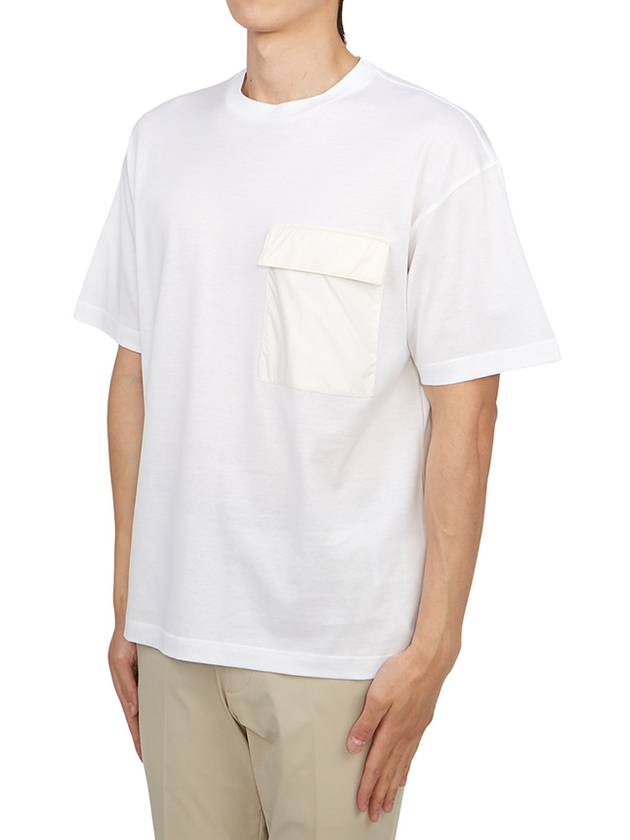 Men's Short Sleeve T-Shirt JG000190U 52016 1000 - HERNO - BALAAN 3