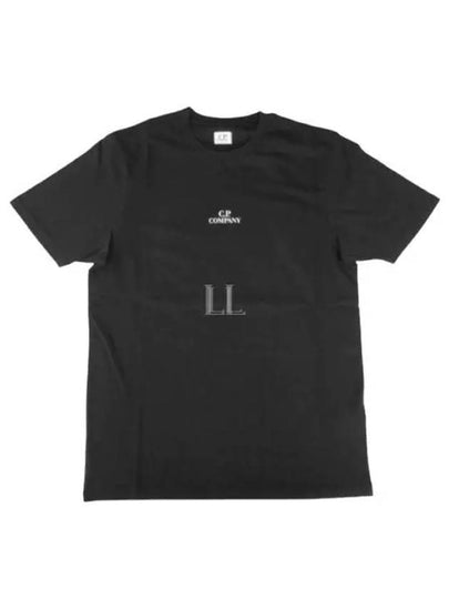 30/1 Jersey Graphic Short Sleeve T-Shirt Black - CP COMPANY - BALAAN 2