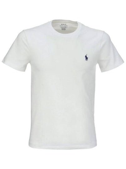 Men's Embroidered Pony Short Sleeve T-Shirt White - POLO RALPH LAUREN - BALAAN 2