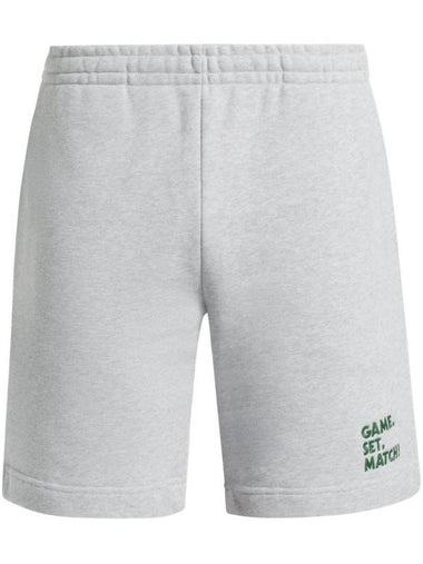 Slogan embroidered track shorts GH8019 - LACOSTE - BALAAN 1