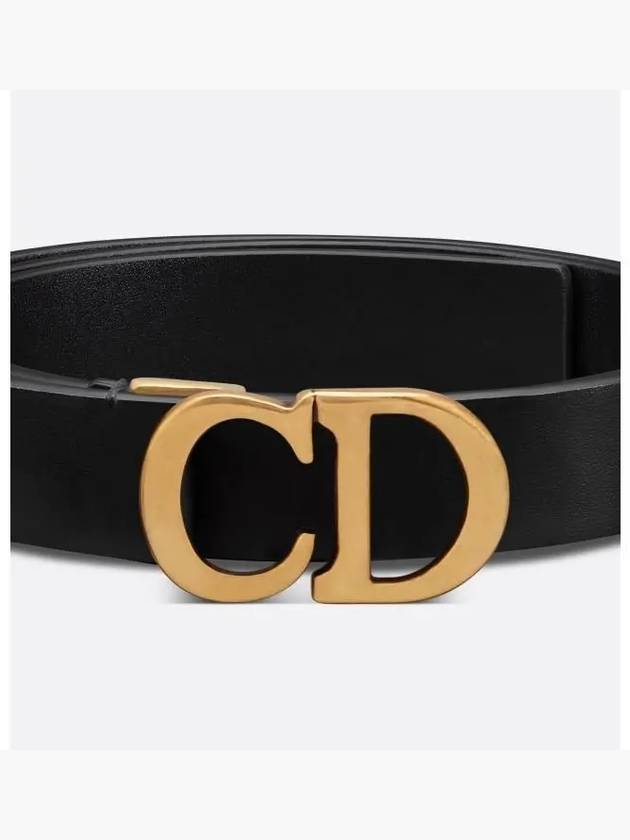 Saddle Leather Belt Black - DIOR - BALAAN 5