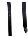 Men's 2cm Leather Belt Black - OUR LEGACY - BALAAN 7