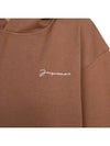 Le Brode Logo Cotton Hoodie Brown - JACQUEMUS - BALAAN 9