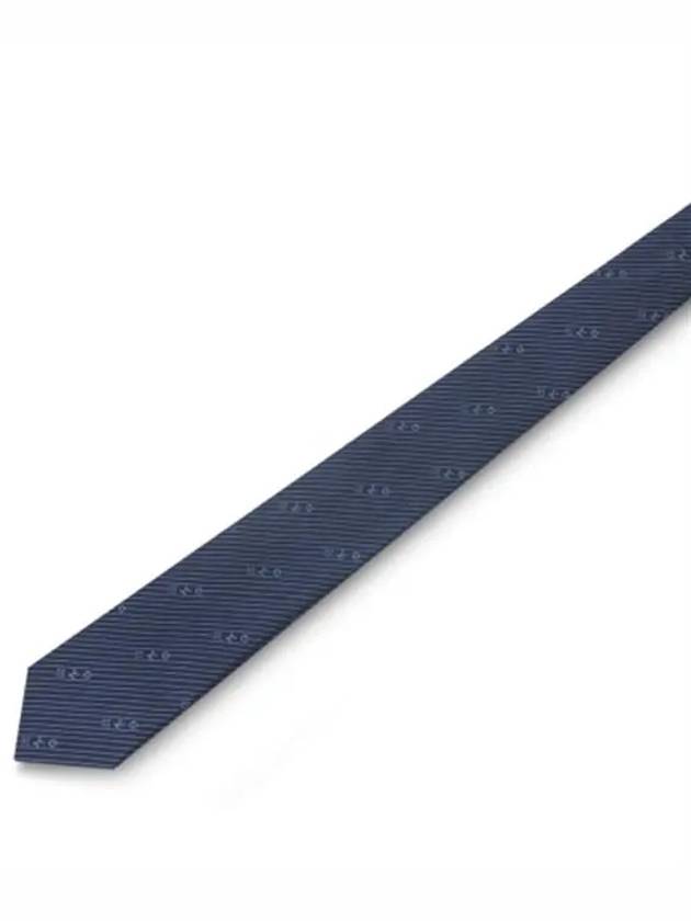 Monogram Diagonal Tie Navy - LOUIS VUITTON - BALAAN 3