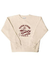 Women's Racing Fox Sweatshirt Beige - MAISON KITSUNE - BALAAN 5