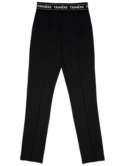 Banded spandex straight pants WOMAN BLACK TMFPT20109 - TRIMERE - BALAAN 2