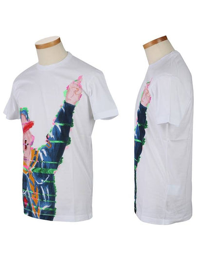 74GD0360 Men's Paint Splatter TShirt - DSQUARED2 - BALAAN 2