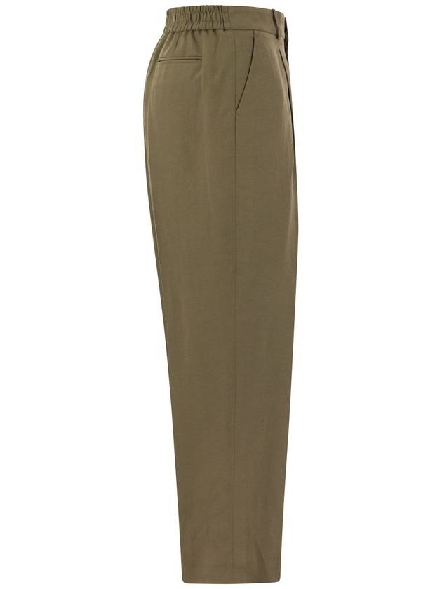 DAISY - Viscose and linen trousers - PT TORINO - BALAAN 3