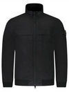 Garment Dyed Crinkle Reps R Nylon Jacket Black - STONE ISLAND - BALAAN 2