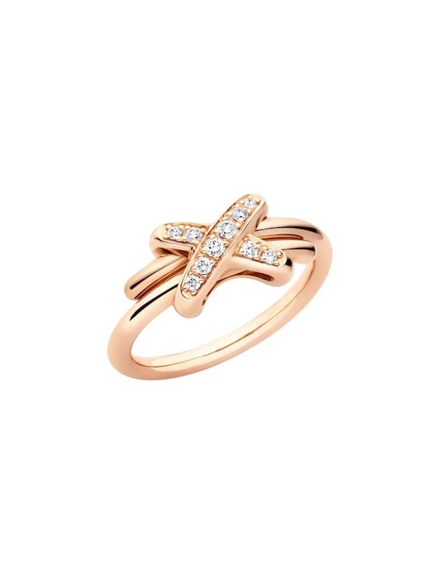 Jude Liang Ring Rose Gold Diamond 081239 - CHAUMET - BALAAN 1