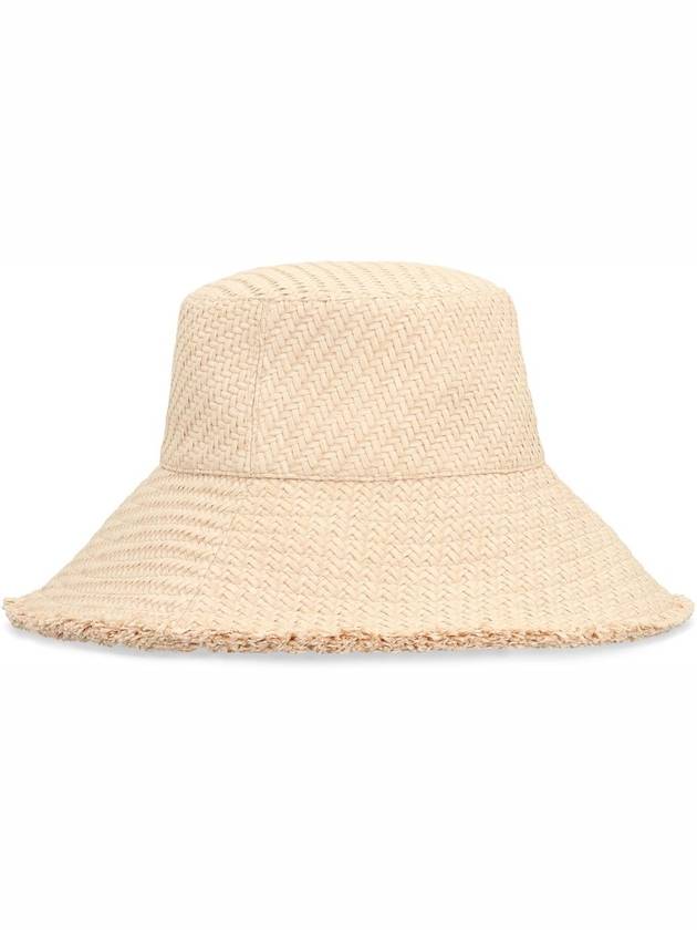 Moncler Raffia Wide Brim Hat - MONCLER - BALAAN 3