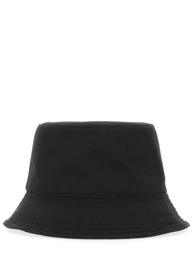 Logo Reversible Bucket Hat Black - ALEXANDER MCQUEEN - BALAAN 4