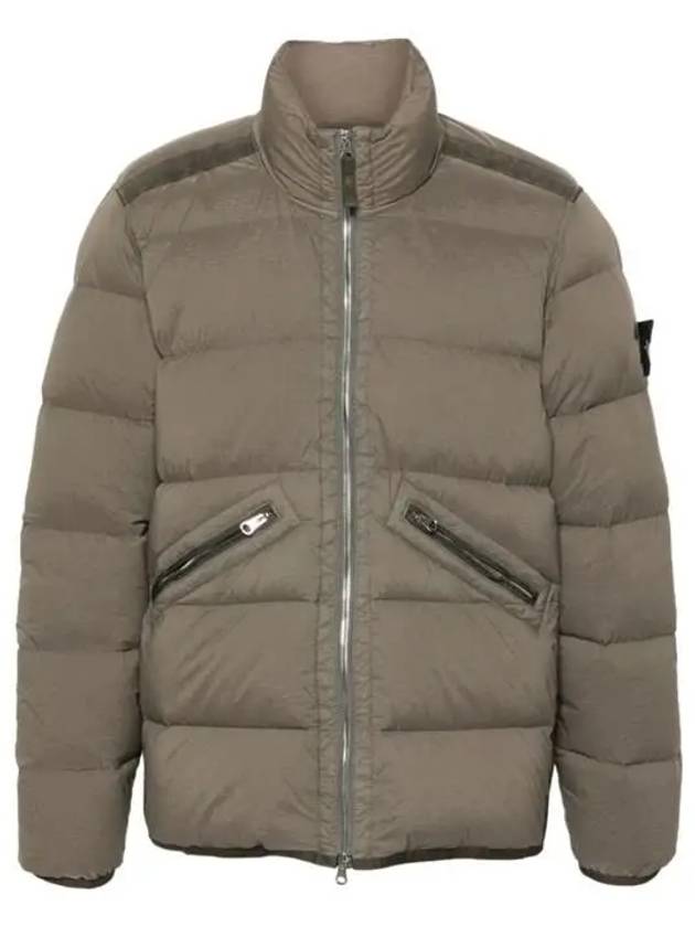 Seamless Tunnel Nylon Down TC Padding Beige - STONE ISLAND - BALAAN 3