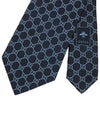 GG logo silk jacquard tie navy - GUCCI - BALAAN 5