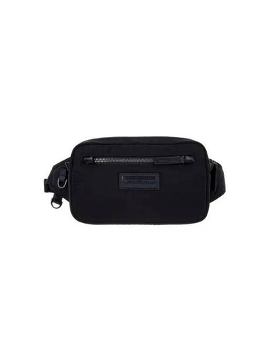 Men s Logo Patch Nylon Belt Bag Black 270610 - EMPORIO ARMANI - BALAAN 1