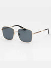 Eyewear Square Metal Sunglasses Grey - GUCCI - BALAAN 2