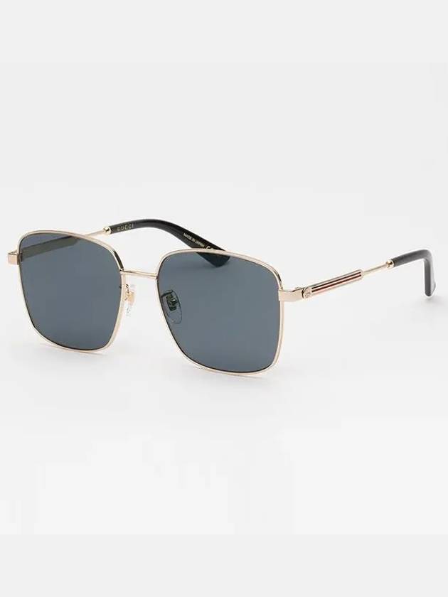 Eyewear Square Metal Sunglasses Grey - GUCCI - BALAAN 3