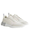 Bouncing Sneakers Mesh Suede Goatskin Blanc Blanc - HERMES - BALAAN 2