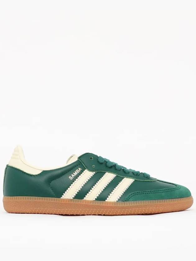 Samba OG Leather Low Top Sneakers Collegiate Green - ADIDAS - BALAAN 4