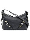 Voyou Small Leather Shoulder Bag Black - GIVENCHY - BALAAN 3