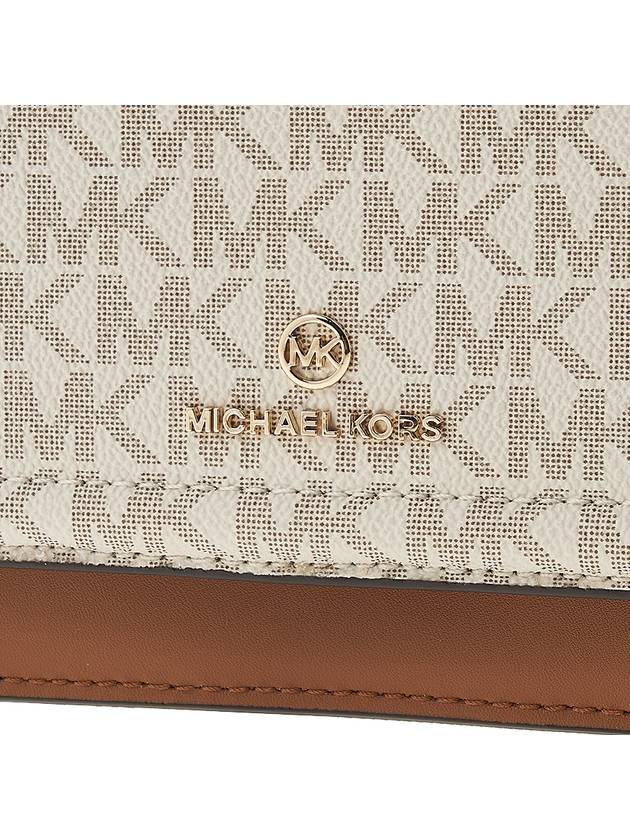 Jet Set Small Logo Smartphone Convertible Cross Bag Vanilla - MICHAEL KORS - BALAAN 8