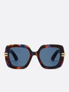 CDIRS2IXR 28B0 Black Orange Blue Square Sunglasses - DIOR - BALAAN 2