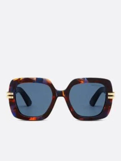 CDIRS2IXR 28B0 Black Orange Blue Square Sunglasses - DIOR - BALAAN 2