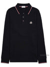 Men s Logo Patch Polo Shirt 8B70100 84556 999 - MONCLER - BALAAN 9