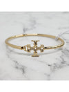 Eleanor Hinged Cuff Bracelet Gold - TORY BURCH - BALAAN 4